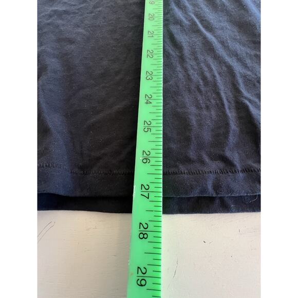 Abercrombie New York City Muscle T Shirt Moose Size Large Navy Red Patch 1892 - Picture 5 of 6